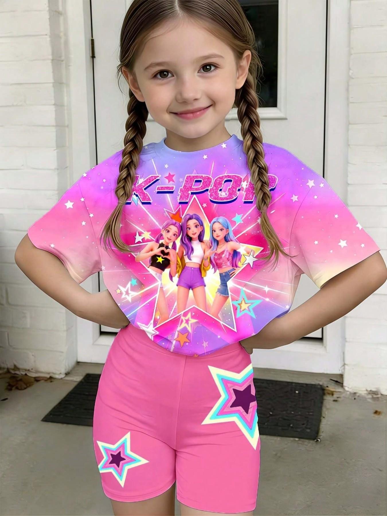 Tie Dye Two Piece - Kızlar için modaya uygun sokak stili