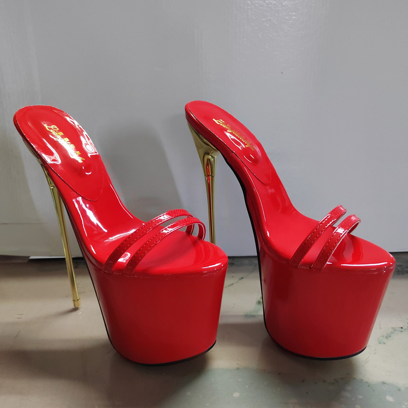 Women'S Fashion Show - Moda Terlikler 19 cm Ince Yüksek