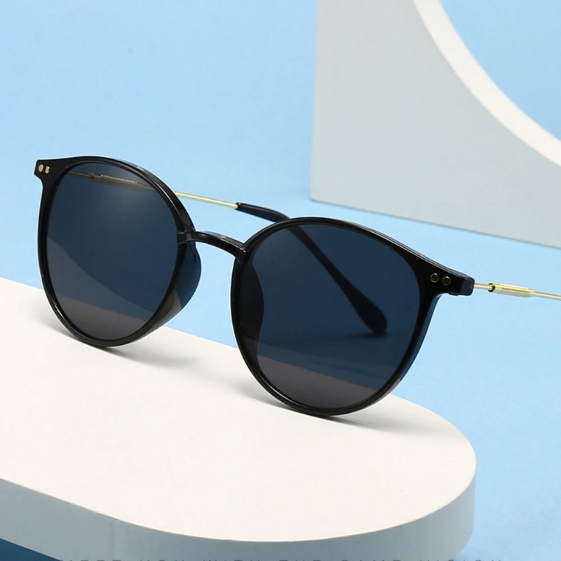 Women'S Fashion Reading Glasses - Yeni Yuvarlak Vintage Güneş Gözlüğü Kadın