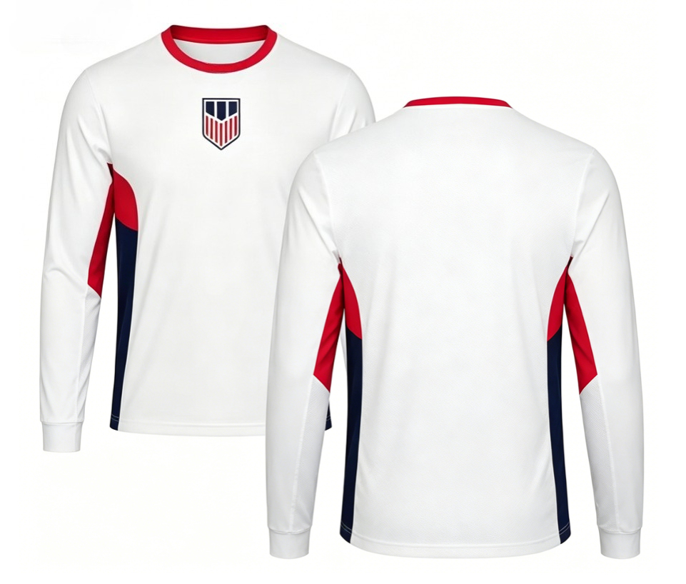 Women And Men Fashion - 2026 Amerikan yuvarlak yaka futbol uzun