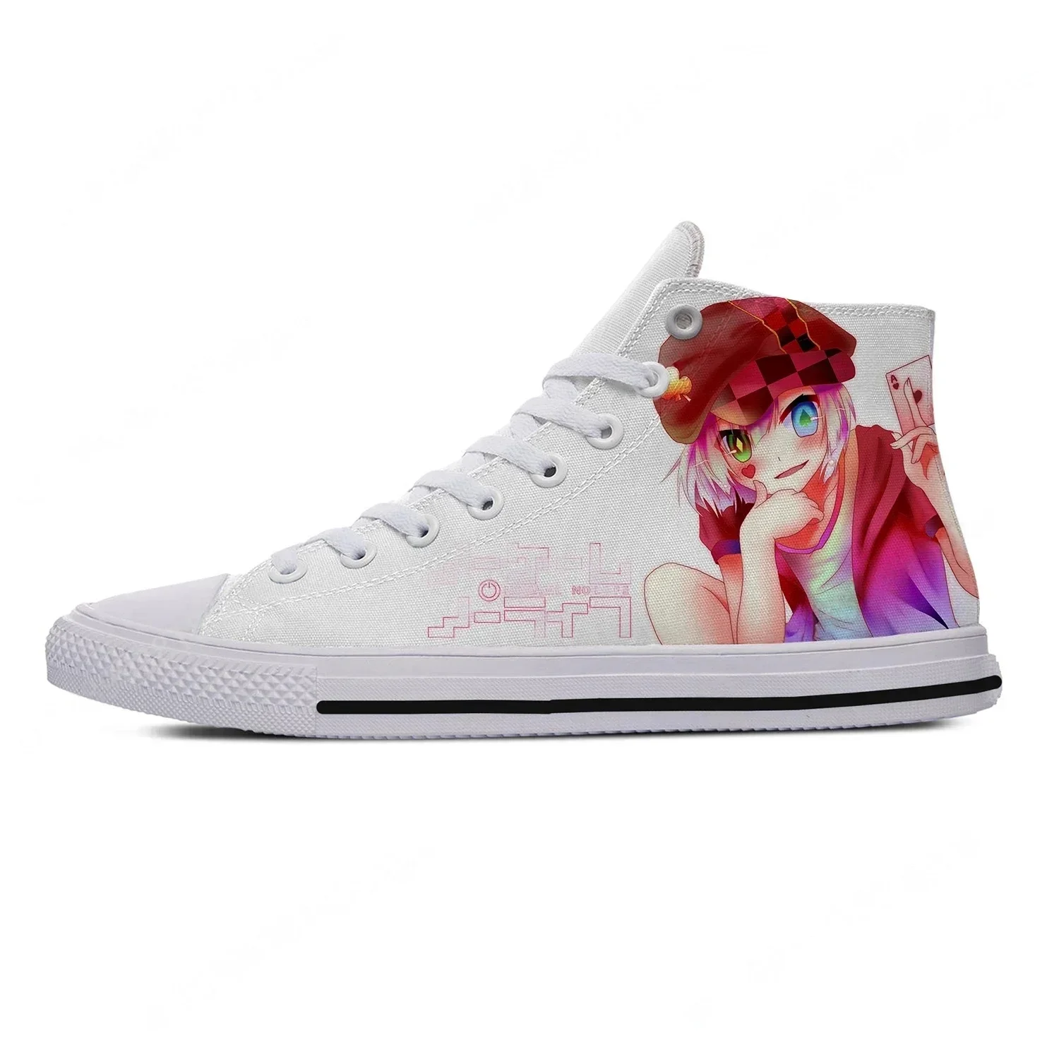 Women'S Fashion Running Shoes - Anime NO GAME NO LIFE Yüksek