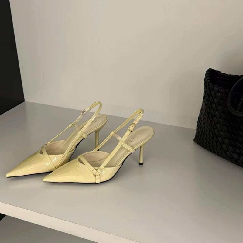 Fashion Women Belt - İlkbahar Yaz Yeni Sivri Burunlu Yüksek