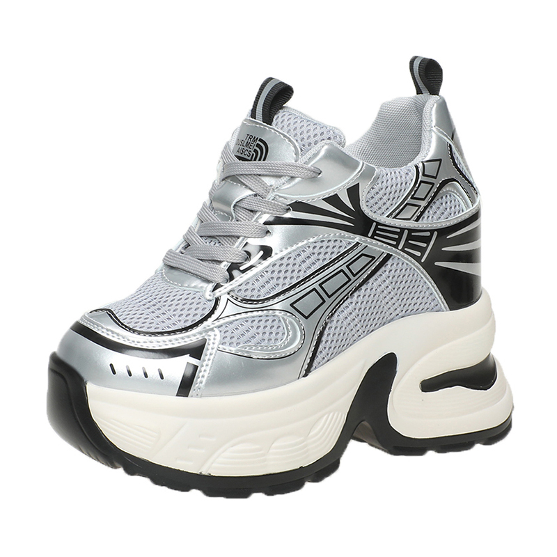 Women'S Fashion Running Shoes - Kadın Günlük Kalın Tabanlı Yüksek Ayakkabılar
