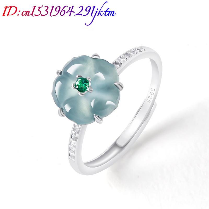 Mavi Burma Yeşim Taşı Çiçek Yü - Women Fashion Rings incelemesi ve fiyatı