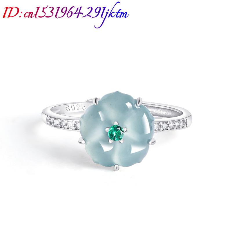 Mavi Burma Yeşim Taşı Çiçek Yü - Women Fashion Rings incelemesi ve fiyatı