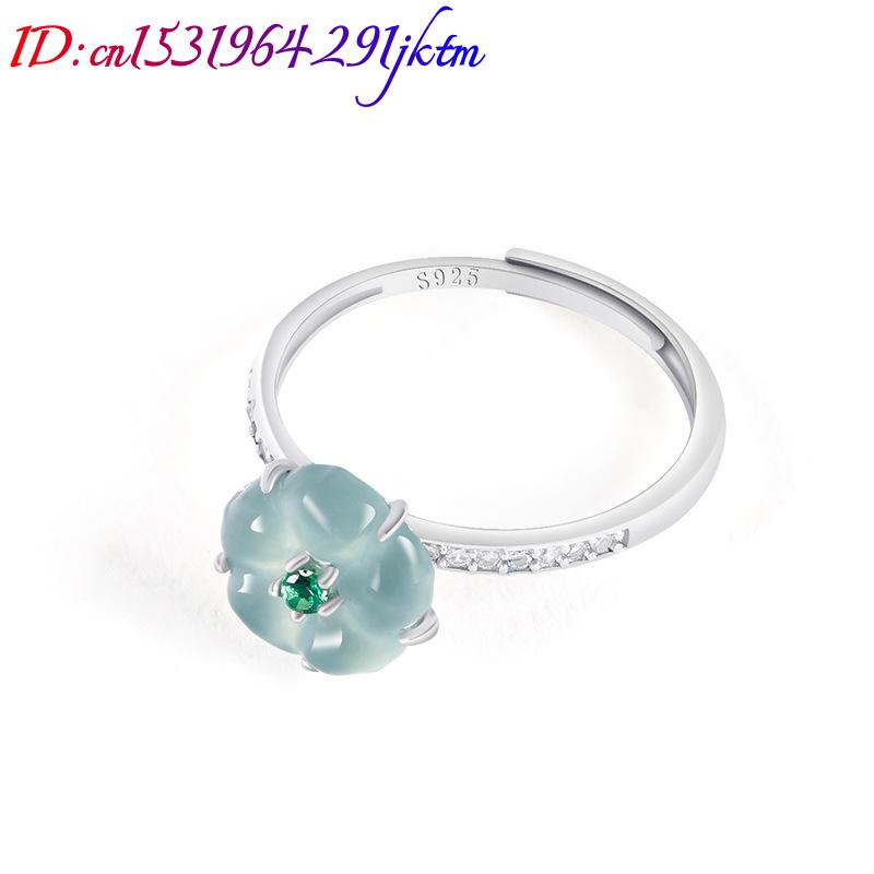 Mavi Burma Yeşim Taşı Çiçek Yü - Women Fashion Rings incelemesi ve fiyatı