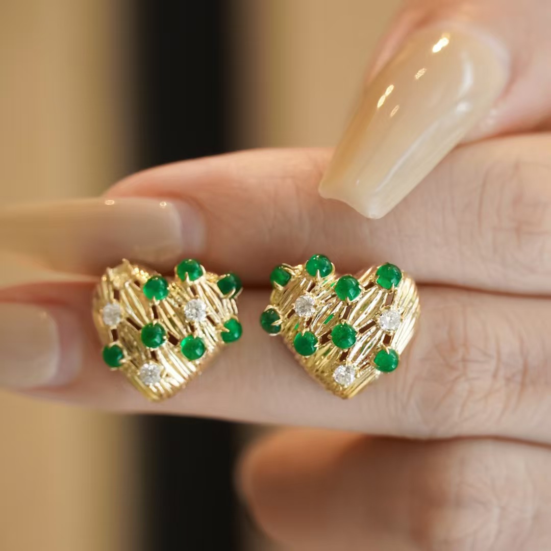 Retro14K Altın Dolgulu Zümrüt  - Women'S Fashion Victorian Era incelemesi ve fiyatı