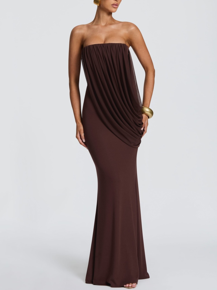 Straplez Drapeli Denizkızı Mak - Bodycon Dress Women incelemesi ve fiyatı