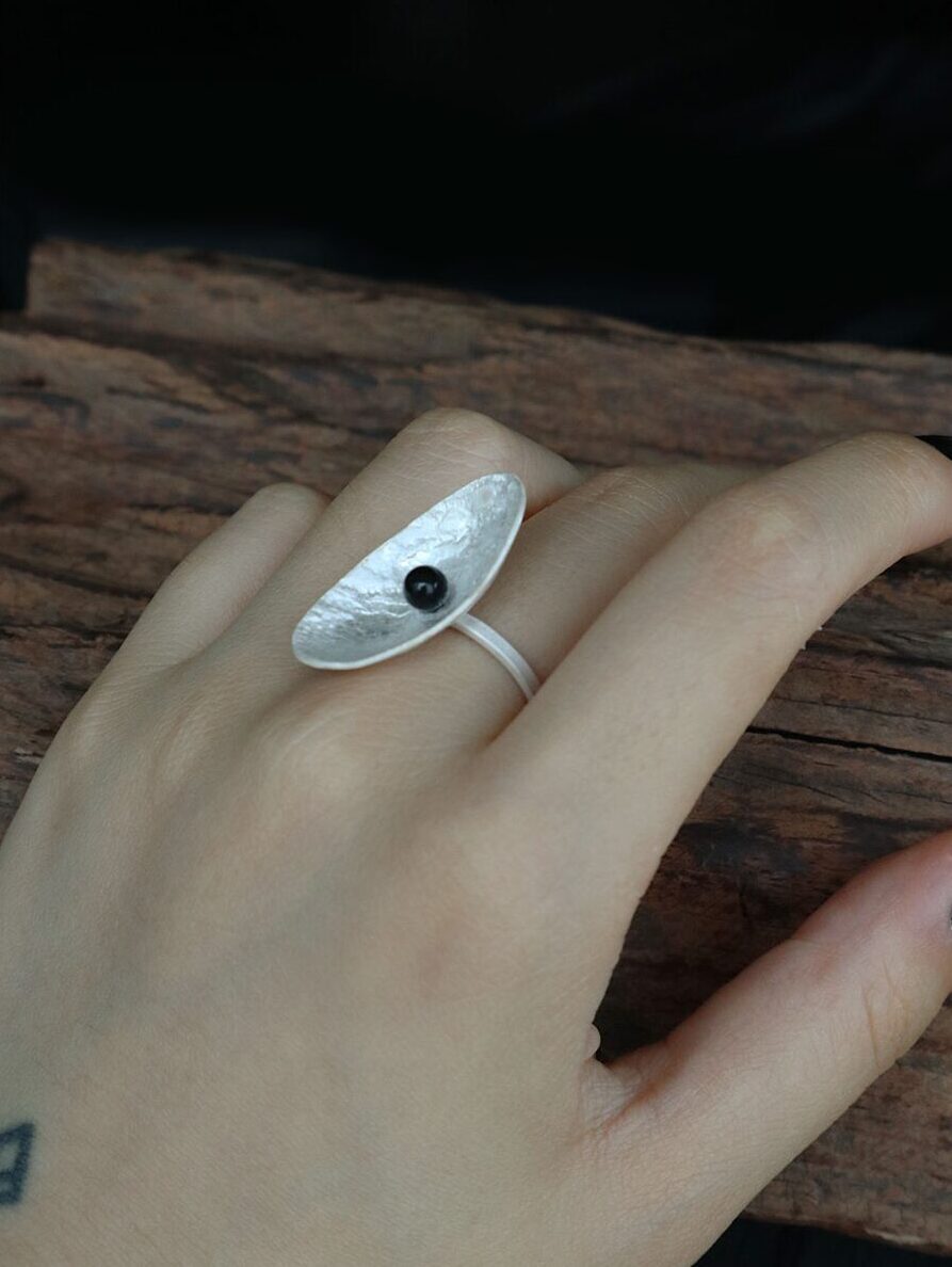 El Yapımı 999 Saf Gümüş Yüzük  - Women Fashion Rings incelemesi ve fiyatı