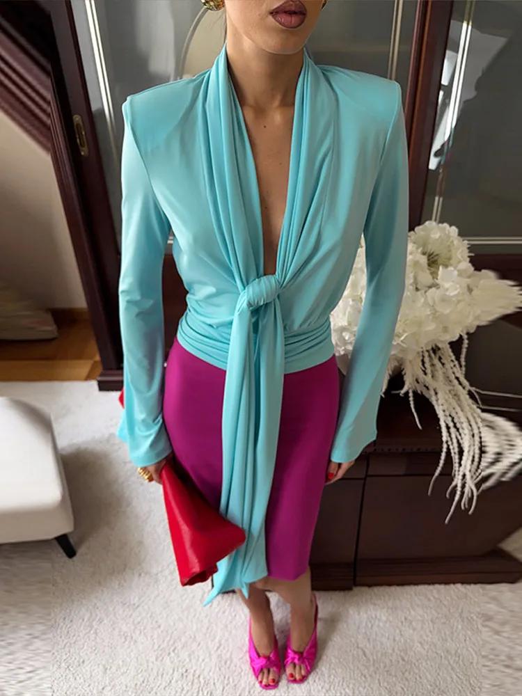 Zarif Pileli Eşarp Yaka Düz Re - Women'S Fashion For 2026 incelemesi ve fiyatı