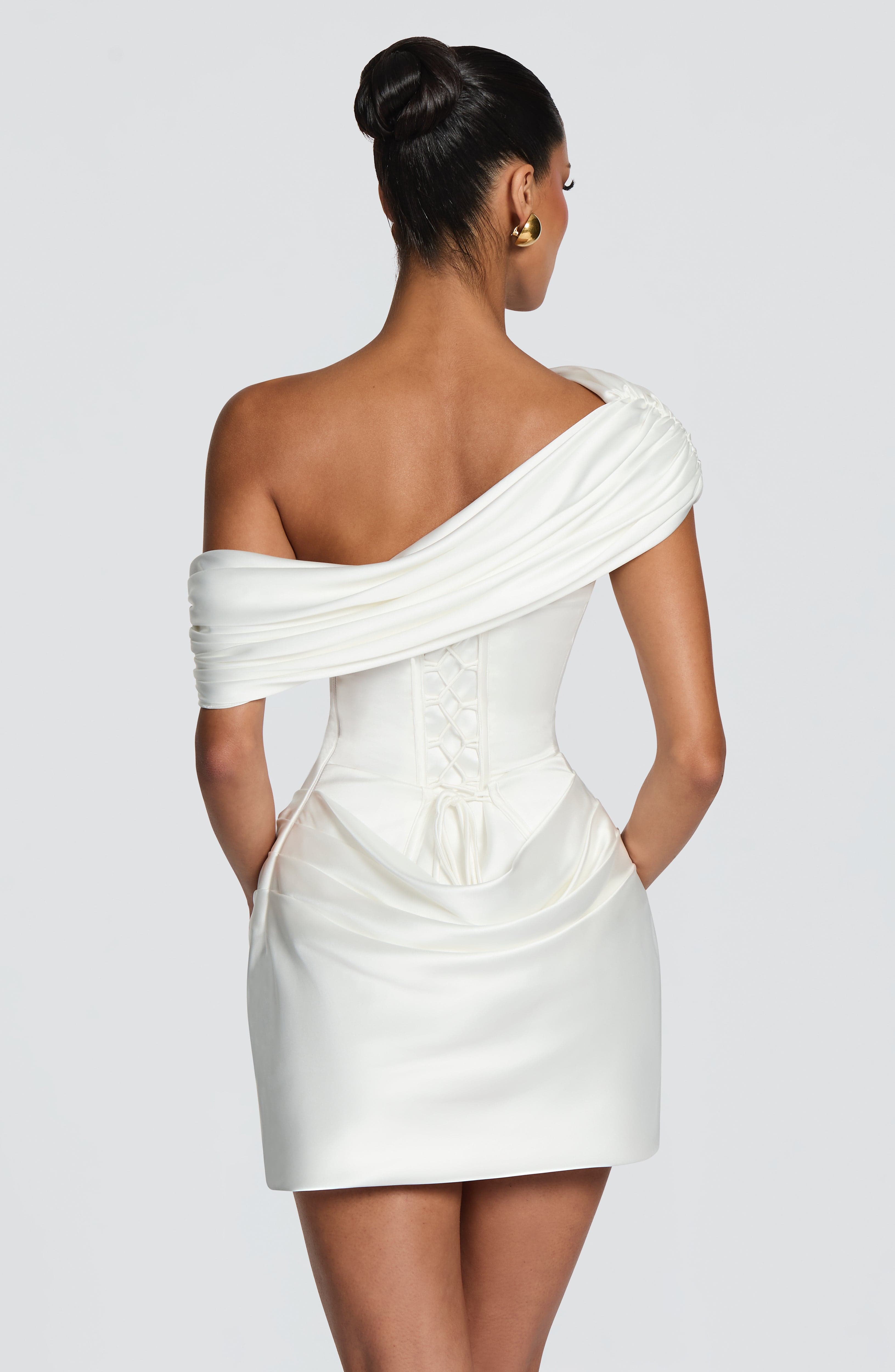 2 Stilleri Beyaz Saten Mini El - Bodycon Dress Women incelemesi ve fiyatı