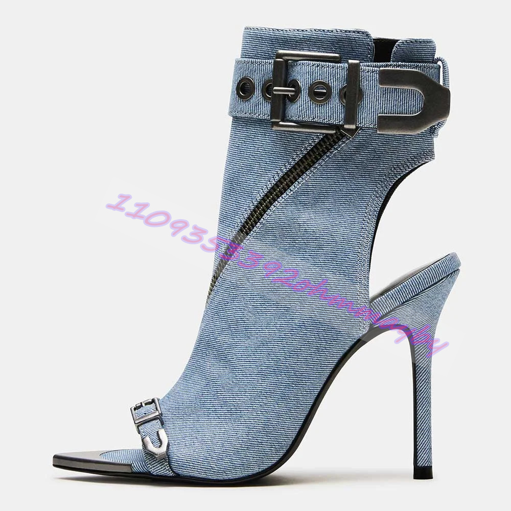 Yaz Mavi Denim Sivri Burunlu K - Fashion Women Belt incelemesi ve fiyatı