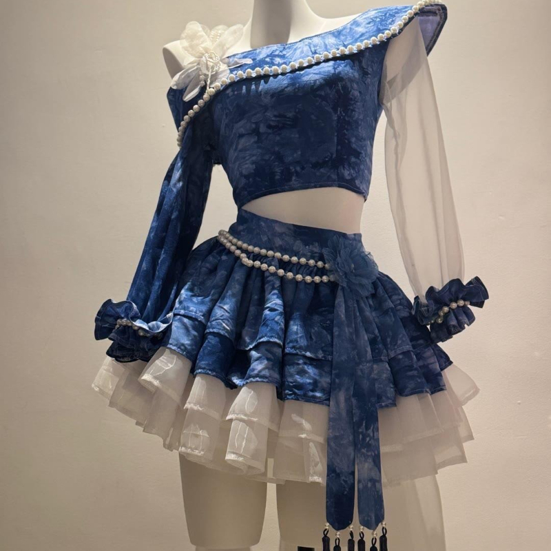 Japon Tarzı Vintage Zarif Loli - Asymmetric Top Women incelemesi ve fiyatı