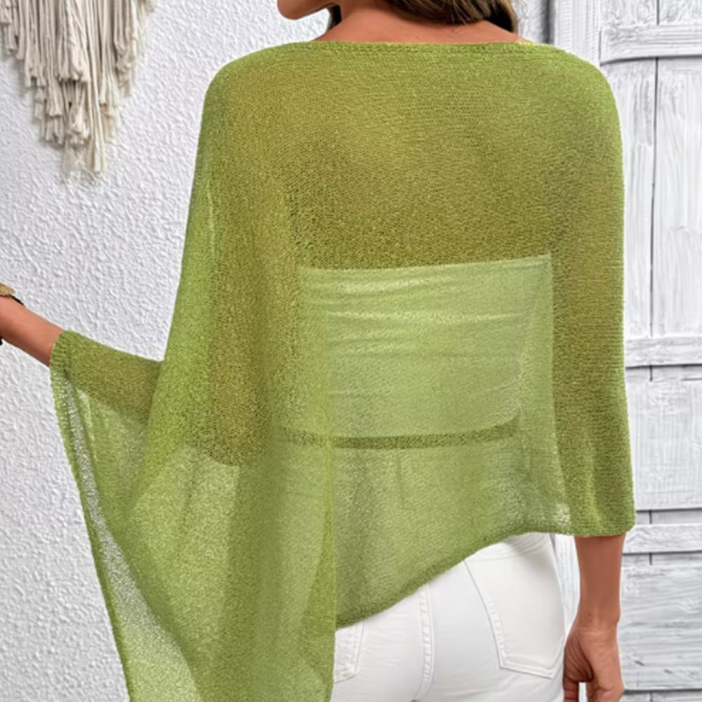 Şık Omuzları Açık Ponço Bluzla - Asymmetric Top Women incelemesi ve fiyatı