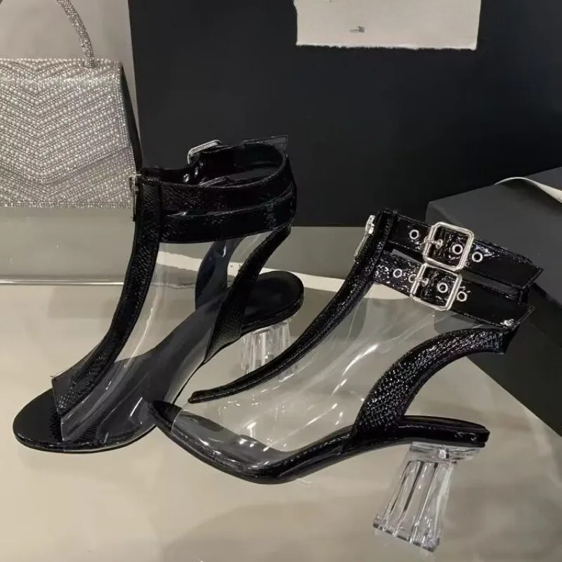 Kristal Topuk Zip Sandalet Yaz - Fashion Women Belt incelemesi ve fiyatı