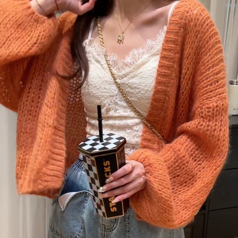 Turuncu Hırka Kadınlar için Ge - Women'S Young Fashion incelemesi ve fiyatı